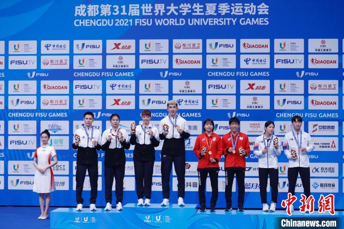 成都大运会羽毛球收官战：中国台北揽两金 中国