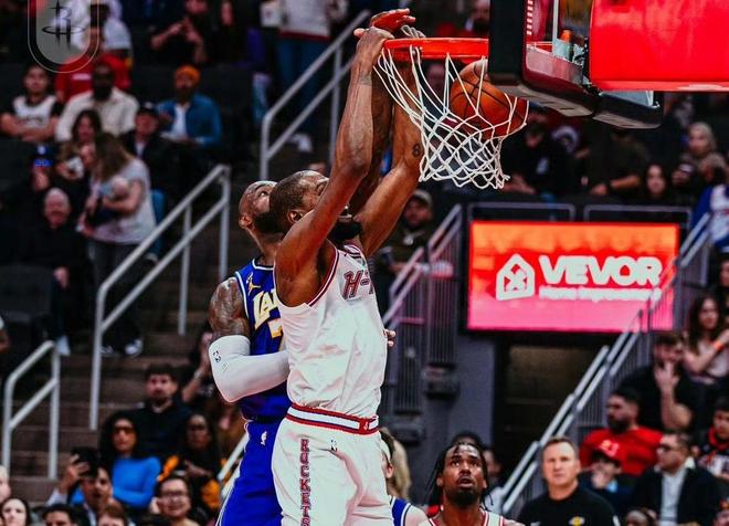 湖人双杀火箭豪取7连胜 东契奇詹姆斯联手轰70