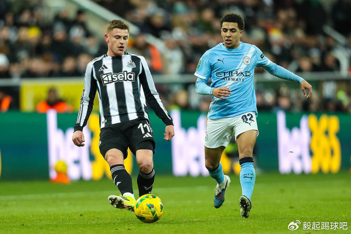 曼城青训新星里科·刘易斯夏窗寻求转会 纽卡斯